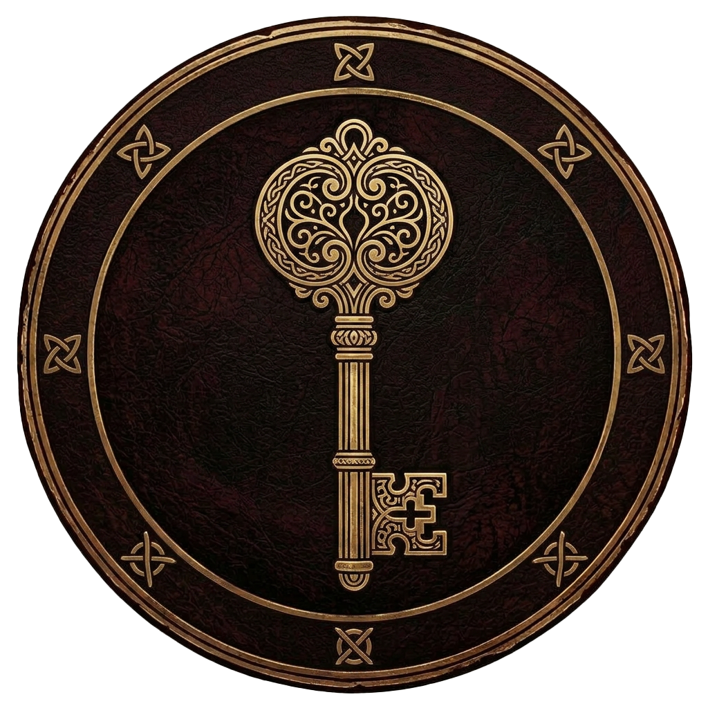 Клеймо с ключом — символ доступа без ограничений