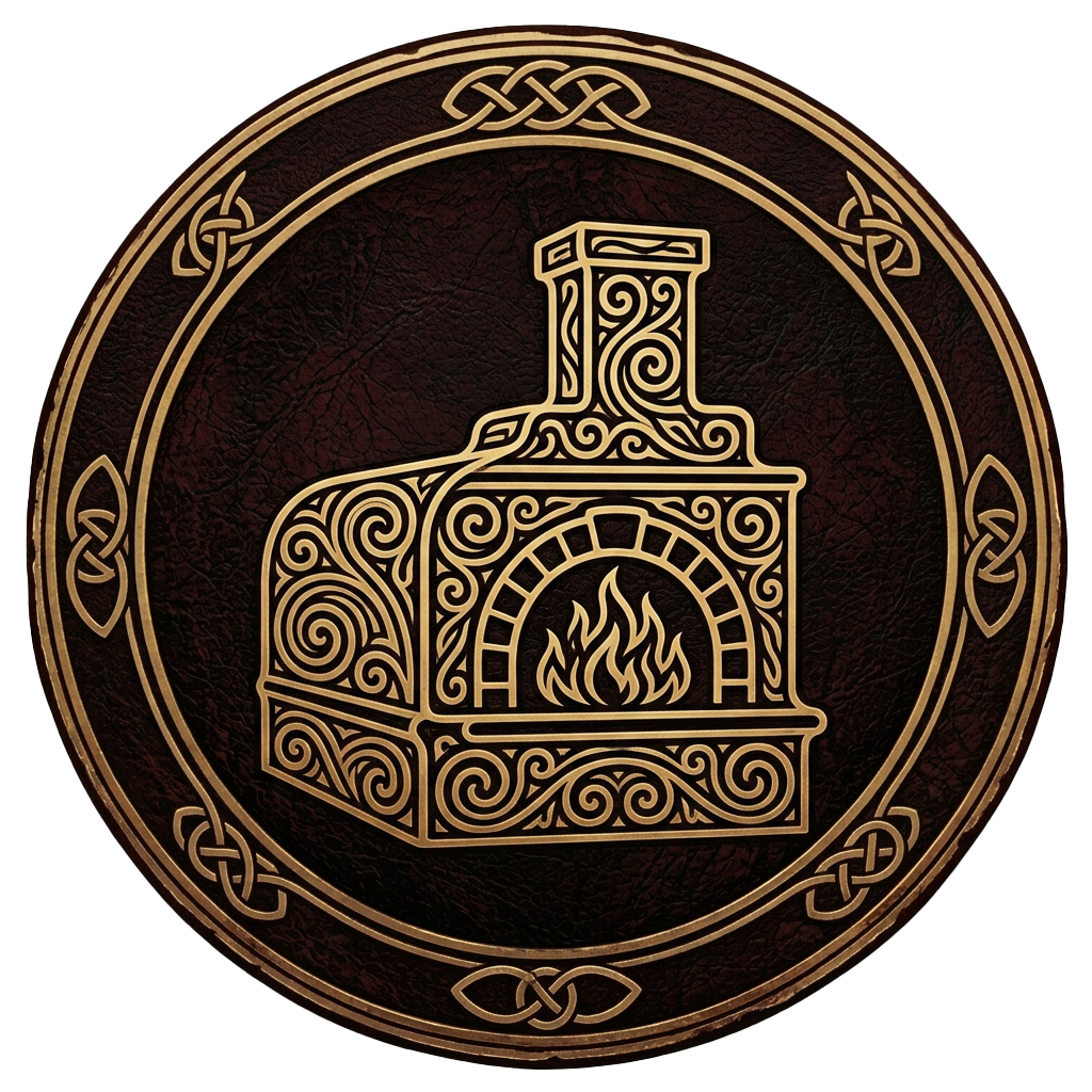 Клеймо с печью — символ стилизации и обработки